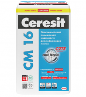 Клей для плитки 25кг СМ16 для керамогранита Ceresit
