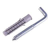 Дюбель с прямым крюком 10х50 2шт 