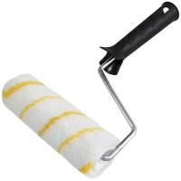 Валик эмаль алкид 240х42х12х6мм 860г/м2 полиамид желтая полоса Decor(45)