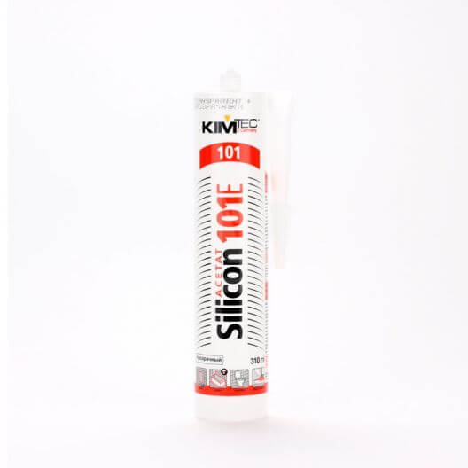 Герметик силиконовый универсальный 280мл белый 101Е Kimtec