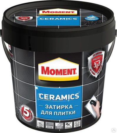 Затирка Момент Ceramics жасмин 1кг Henkel@---