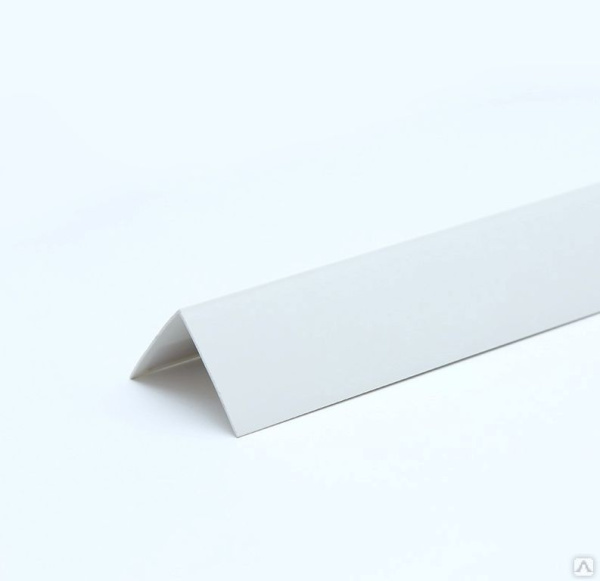 Уголок ПВХ  40х40х2700 белый Идеал