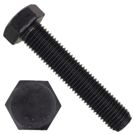 Болт 20х190 черный DIN931