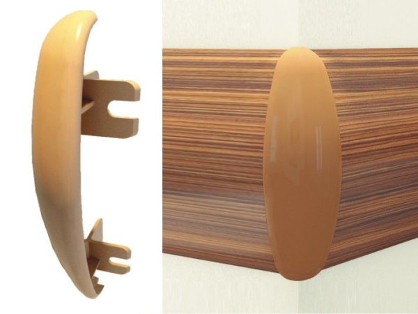 Набор комплектующих  для наличника с кабель-каналом 70 мм венгей Идеал---