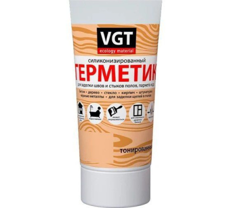 Герметик акриловый силиконизированный 160гр с носиком бук ВГТ