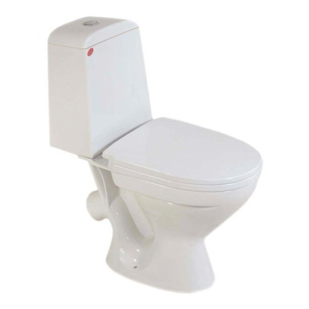 Унитаз - компакт Луна-2 с сиденьем и арматурой нижний подвод  Киров Gesso(6)