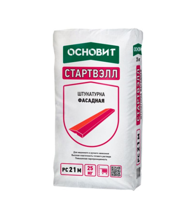 Штукатурка цементная 25кг фасадная Т-21  Стартвэлл Основит(1)