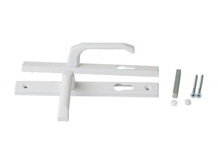 Ручка для пластиковых дверей DHS85/1 белый Astex