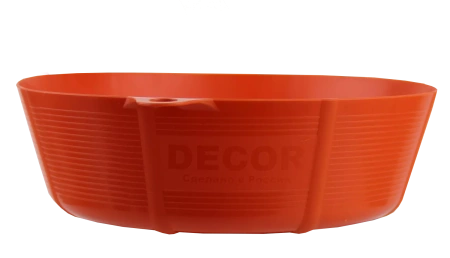 Емкость для гипса 0,67л низкая Decor